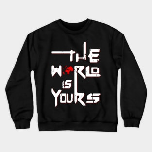 Inclusive Sibling Wit: 'The World's Yours Okayest Sister and Brother' Tee for All World Is Yours Crewneck Sweatshirt